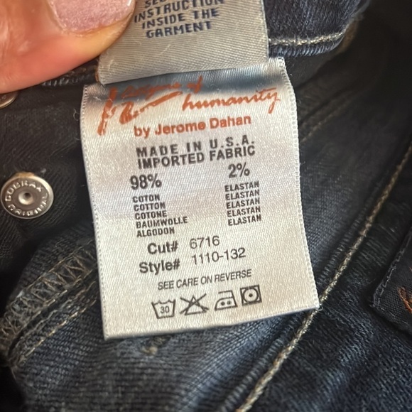 Citizens of Humanity Avedon stretch low waist skinny leg jeans pants size 25 - Picture 10 of 14